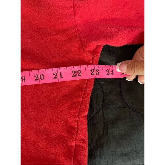 Hardwood Classics NBA Hoodie Womens Size Large Red Chicago Bulls Cropped Hoodie - Picture 5 of 8